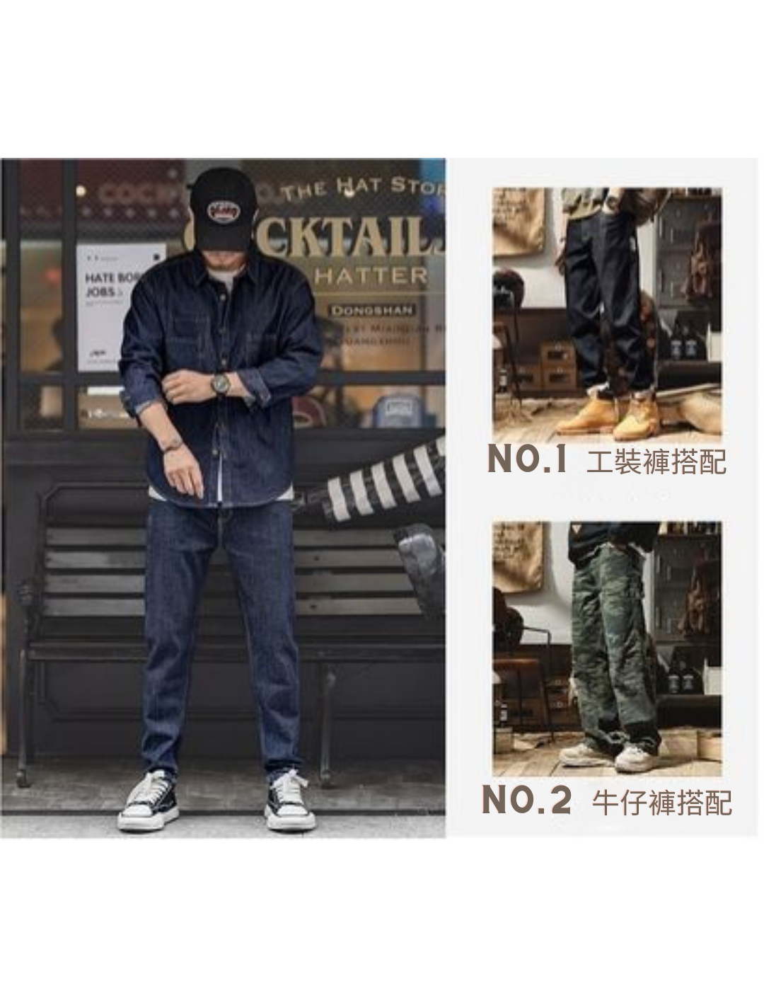 工裝著衣WorkerWear23年款/美式工裝秋季牛仔外套(2色)