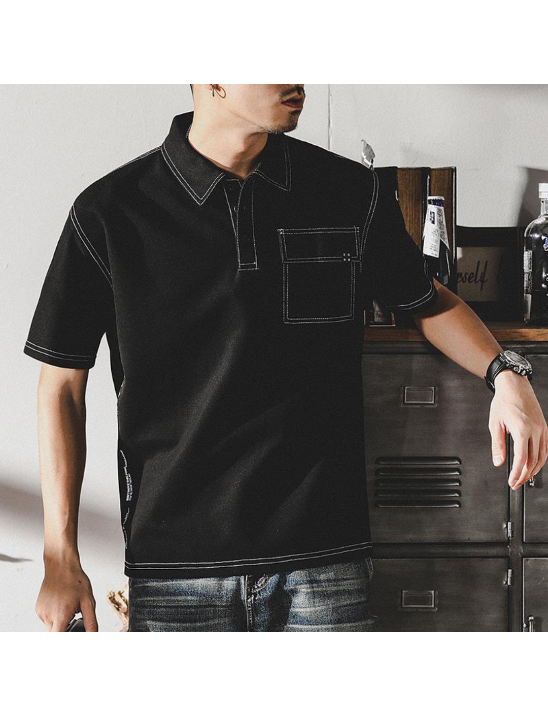 工裝著衣WorkerWear23年款/復古工装衫領polo衫(2色)