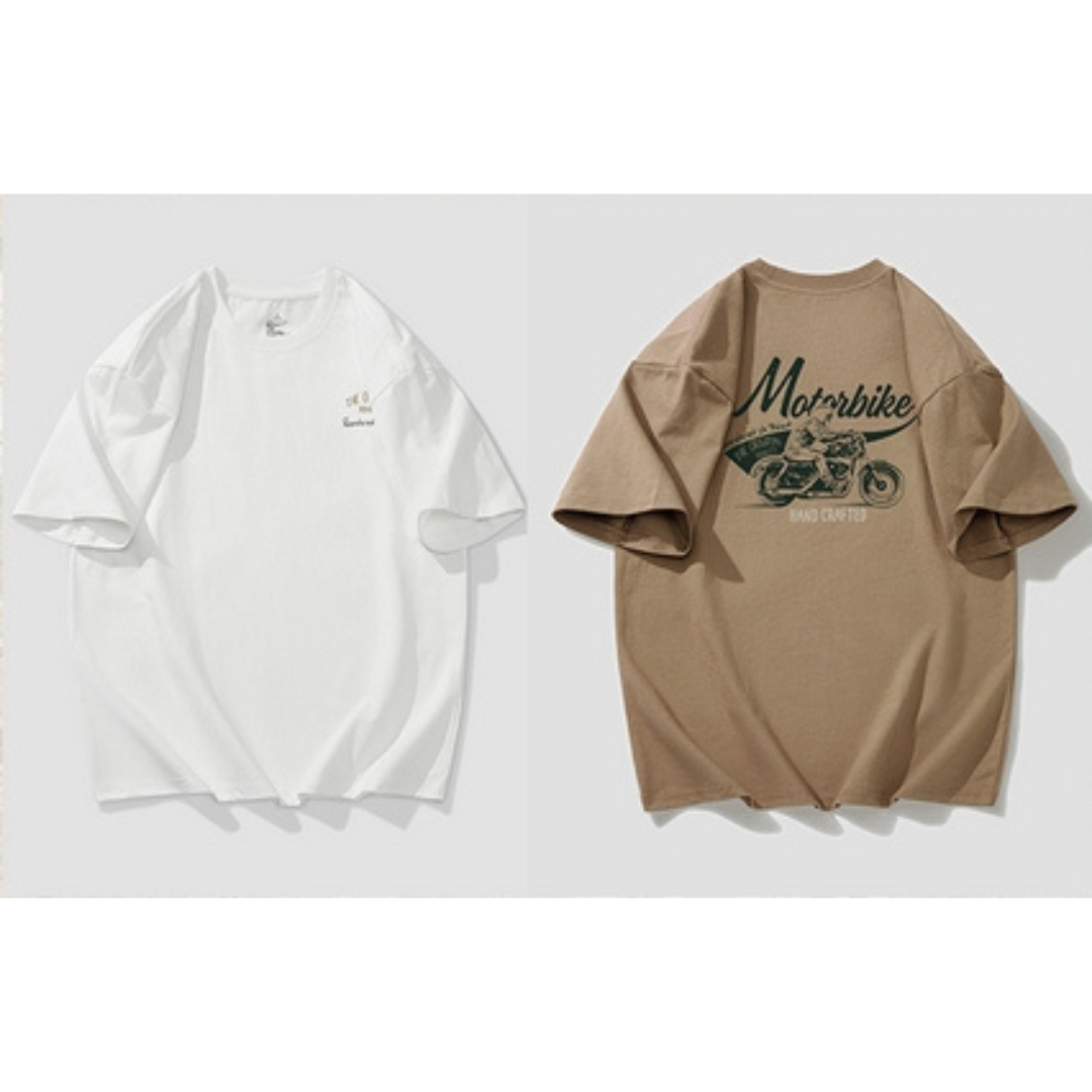 工裝著衣WorkerWear24年款/美式260g重磅復古T-Shirt(2色)