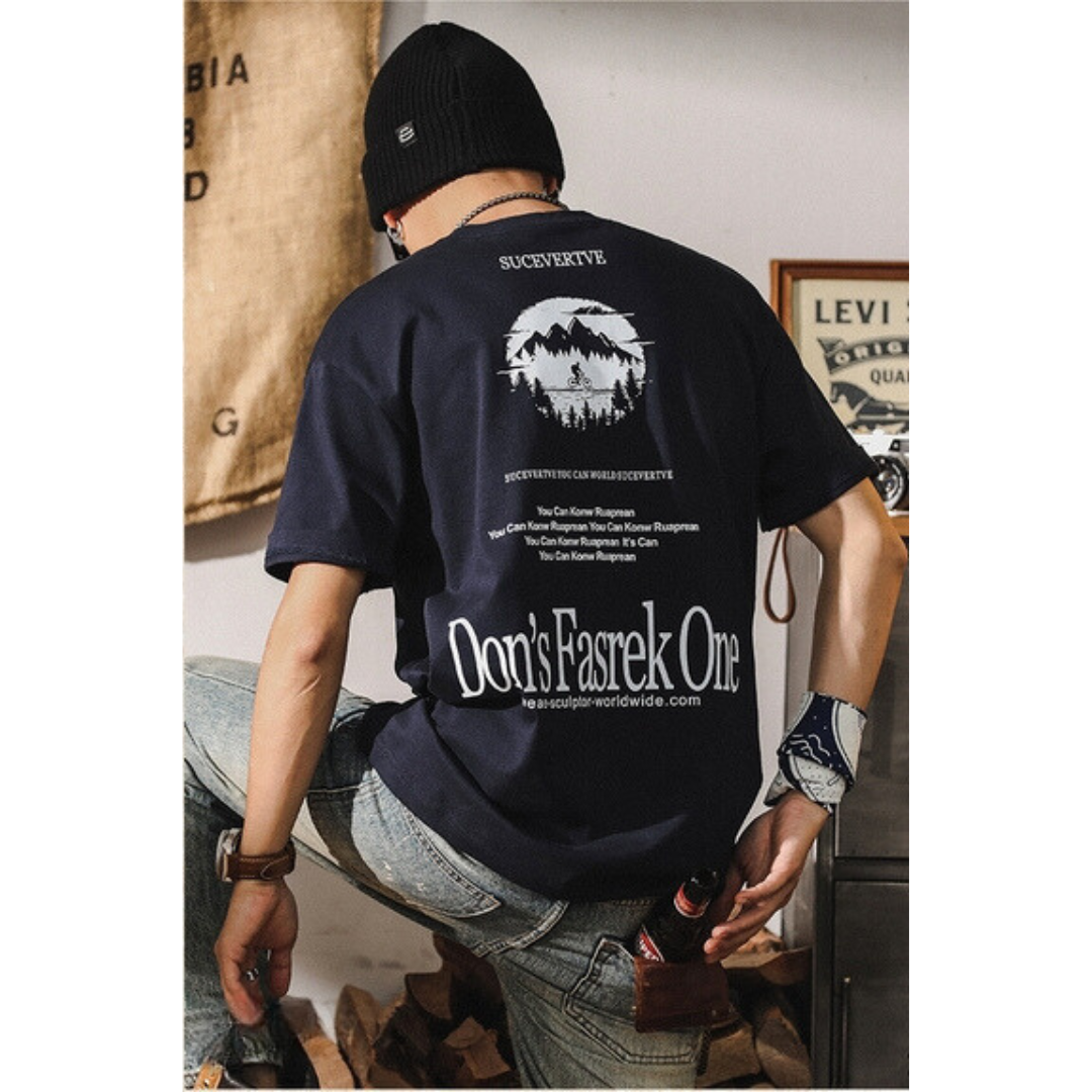 工裝著衣WorkerWear24年款/美式260g重磅登山主題T-Shirt(2色)