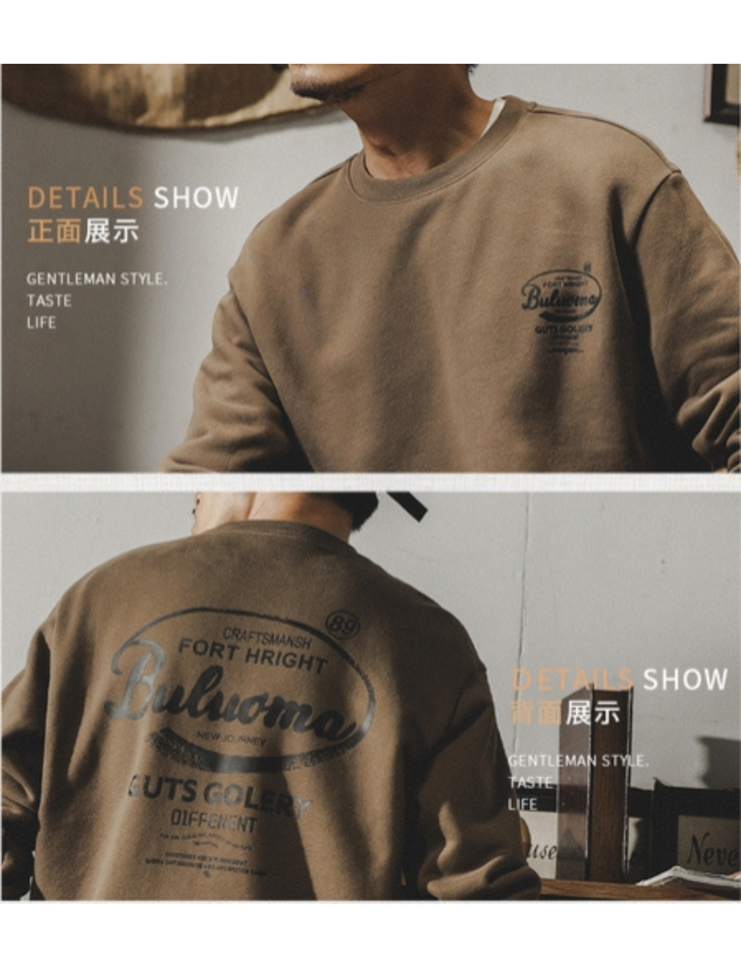 工裝著衣WorkerWear23年款/美式復古300g重磅長袖T-Shirt(2色)