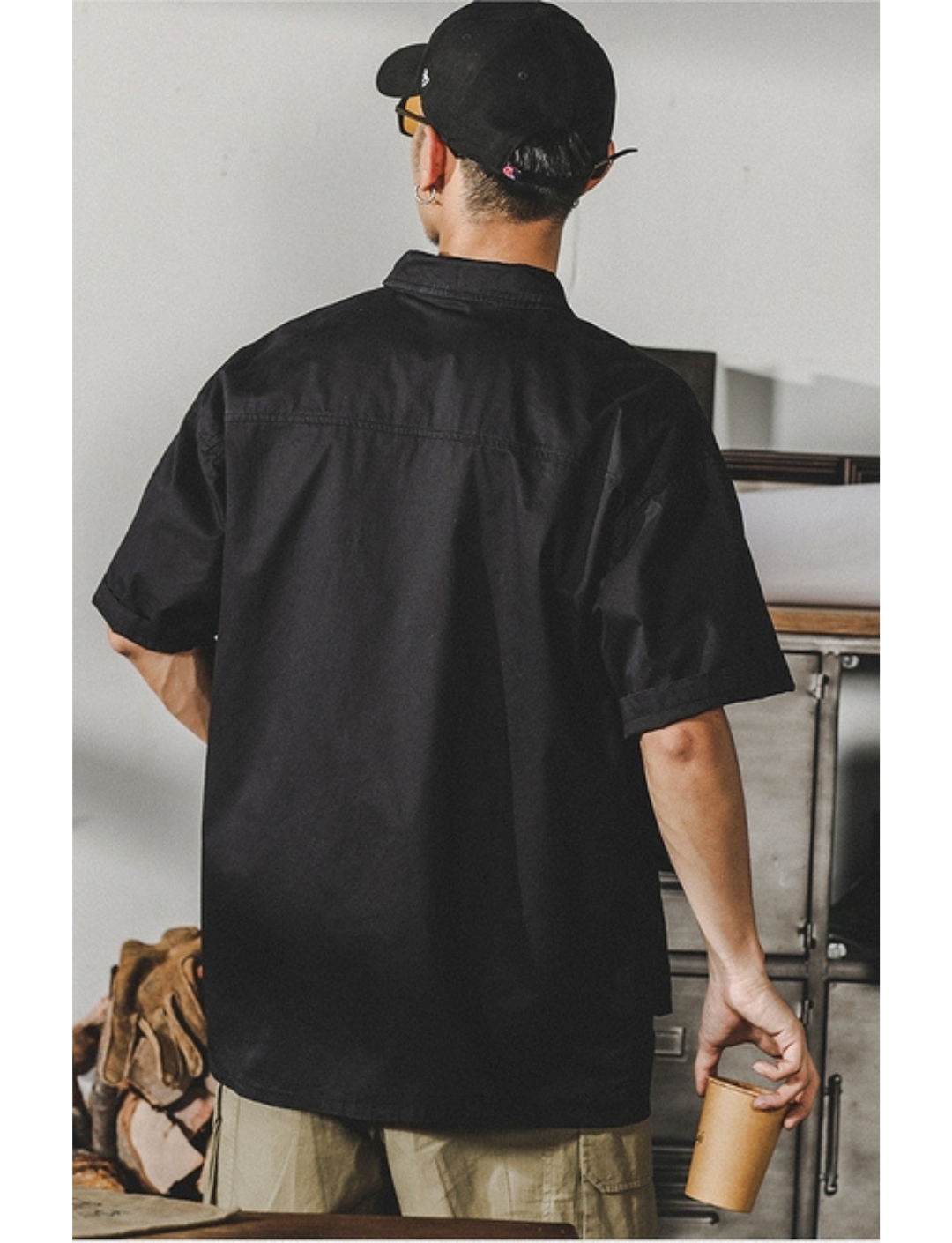 工裝著衣WorkerWear23年款/美式重磅復古工裝重磅Polo衫