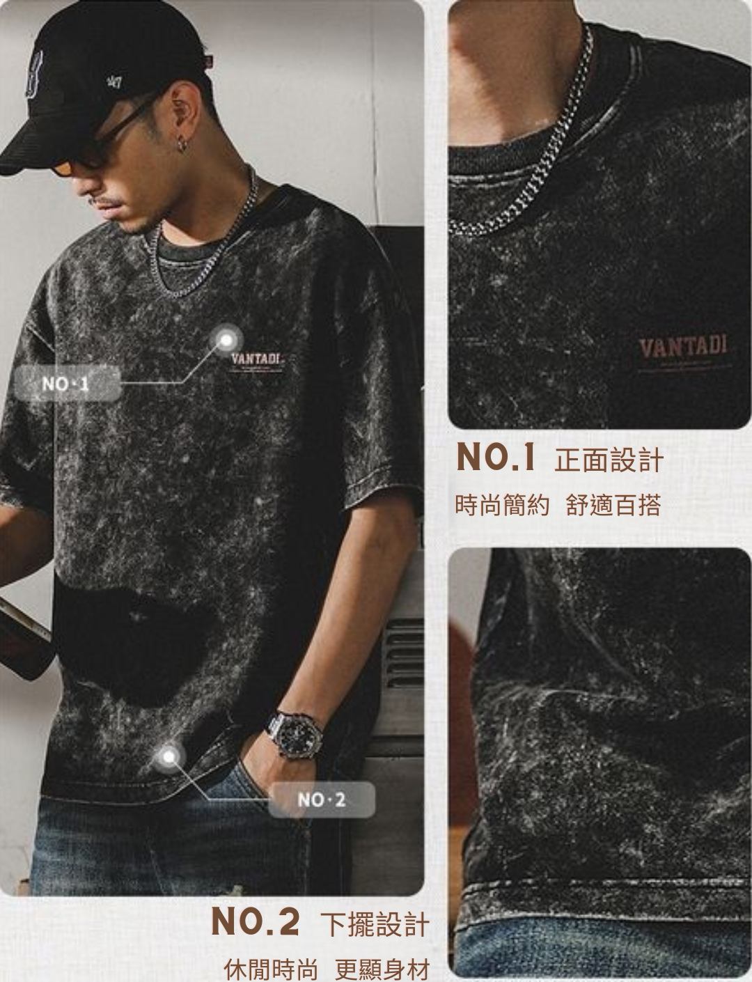 工裝著衣WorkerWear23年款/美式復古250g重磅做舊T-Shirt