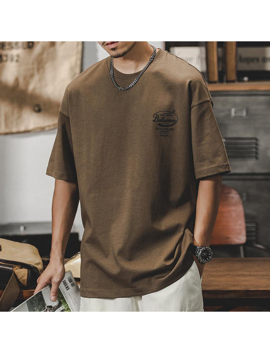 工裝著衣WorkerWear23年款/美式復古280g重磅短袖T-Shirt(3色)