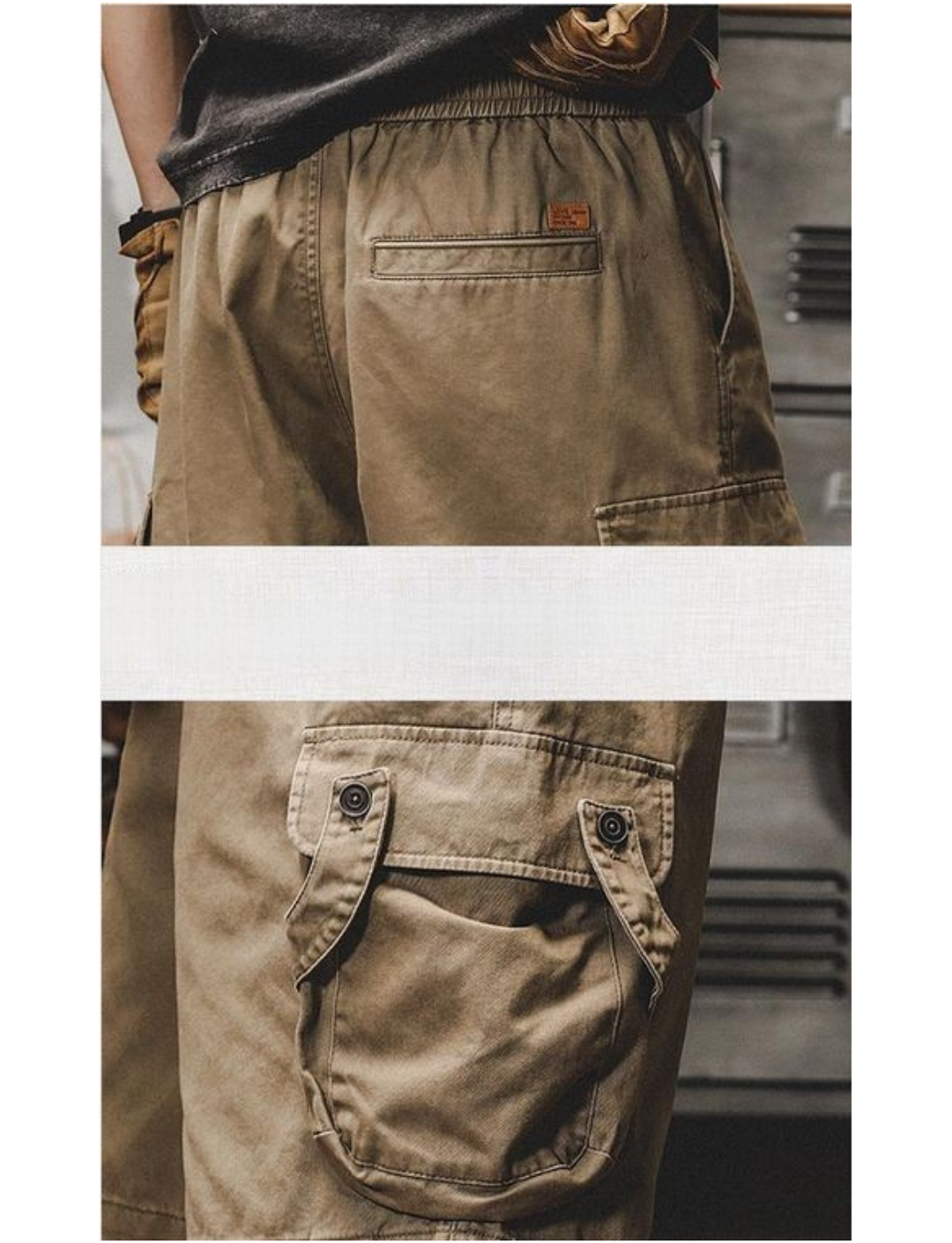 工裝著衣WorkerWear23年款/美式重磅復古工裝短褲(4色)