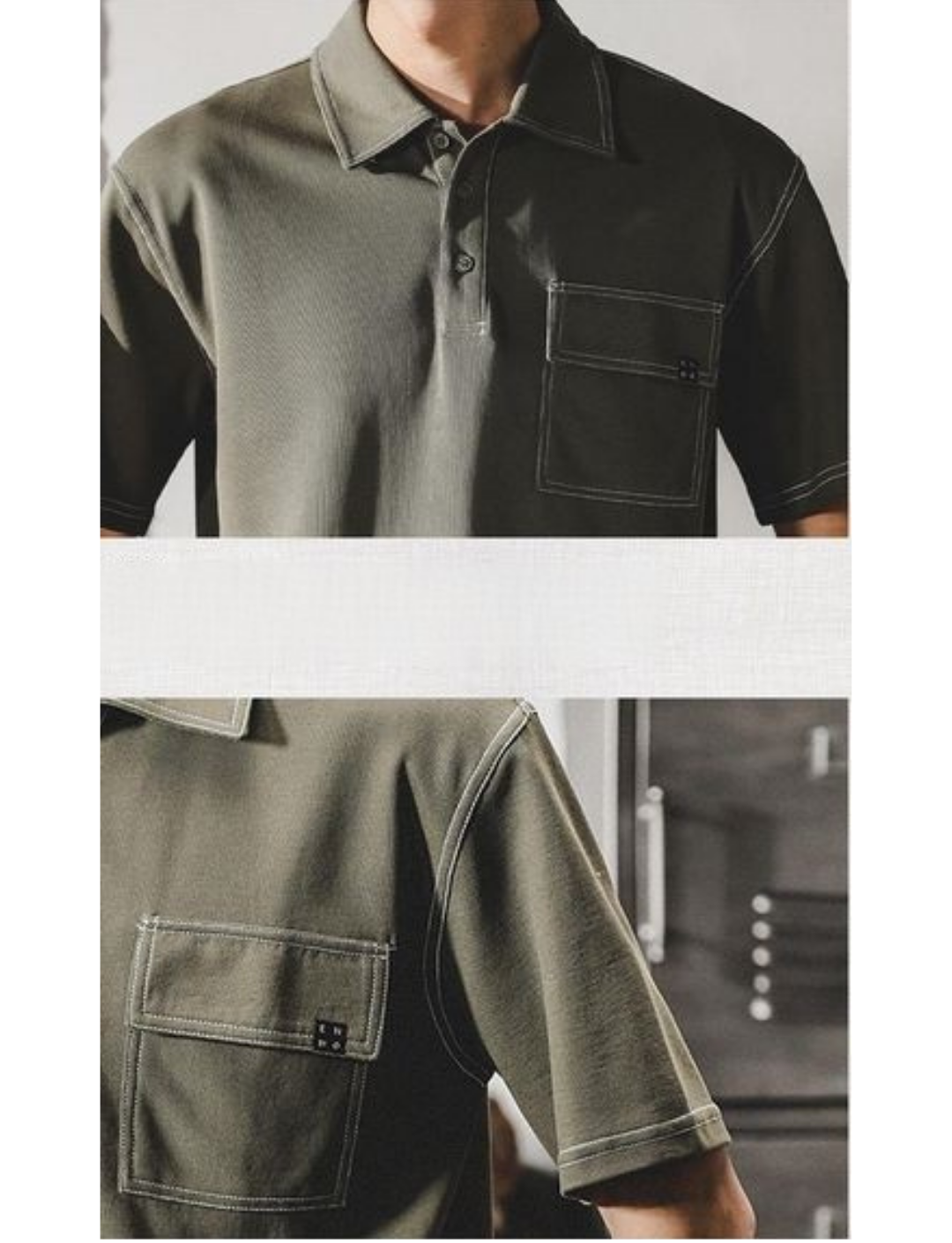 工裝著衣WorkerWear23年款/復古工装衫領polo衫(2色)