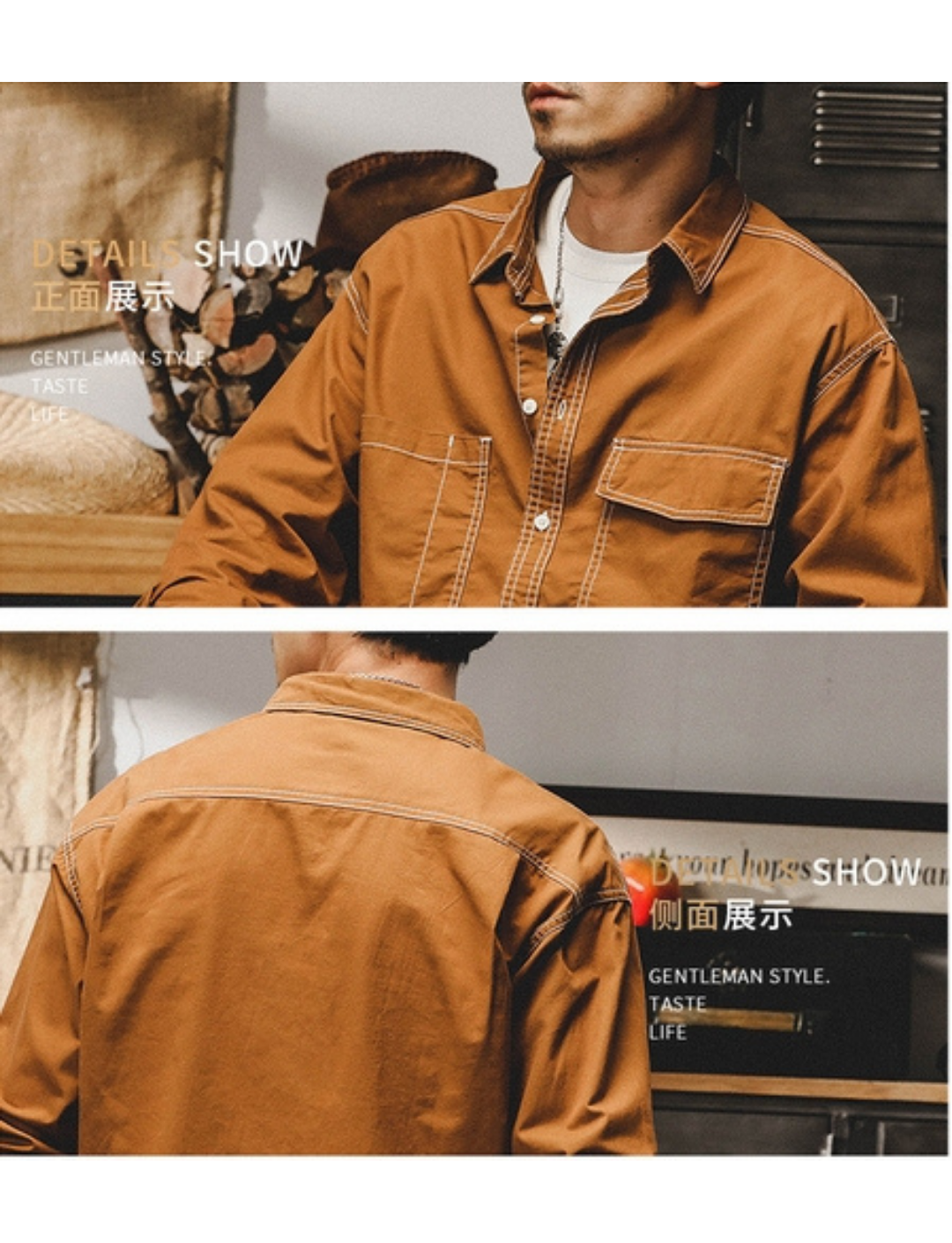 工裝著衣WorkerWear23年款/美式經典復古工裝襯衫(4色)