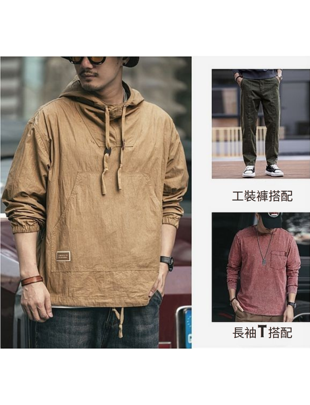 工裝著衣WorkerWear23年款/美式連帽山系獵裝工裝夾克(2色)