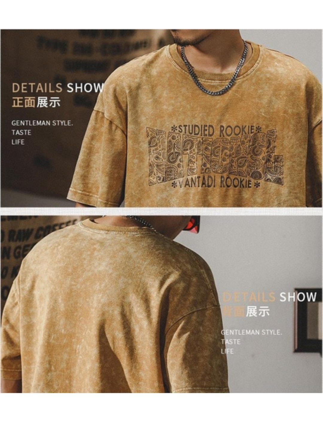 工裝著衣WorkerWear23年款/美式復古250g重磅做舊重水洗T-Shirt(2色)