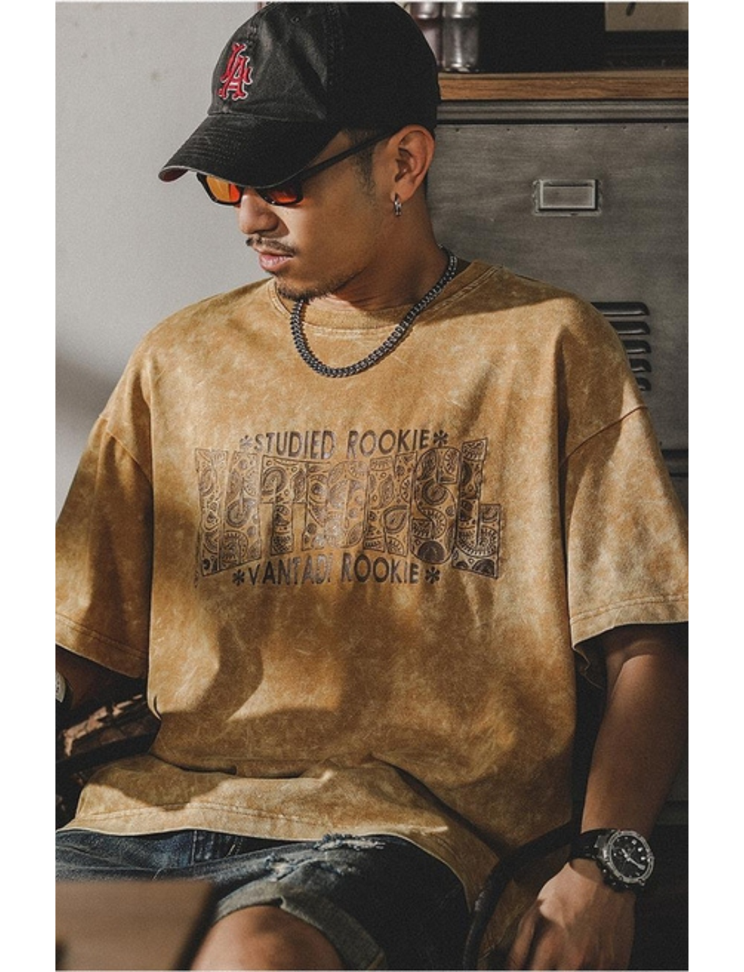 工裝著衣WorkerWear23年款/美式復古250g重磅做舊重水洗T-Shirt(2色)